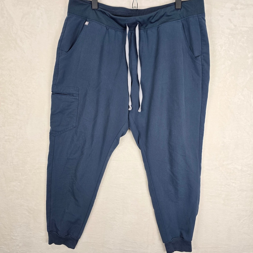 FIGS Zamora Jogger Scrub Pants Blue Women's size XXL